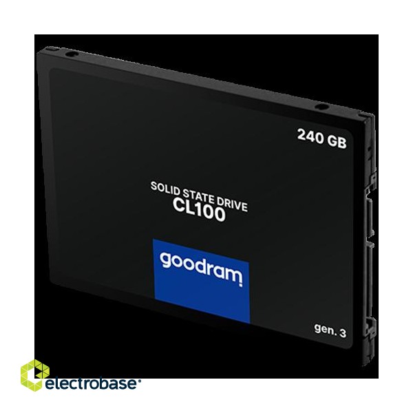 GOODRAM SSD 240GB CL100 G.3 2,5 SATA III, EAN: 5908267923405 paveikslėlis 2