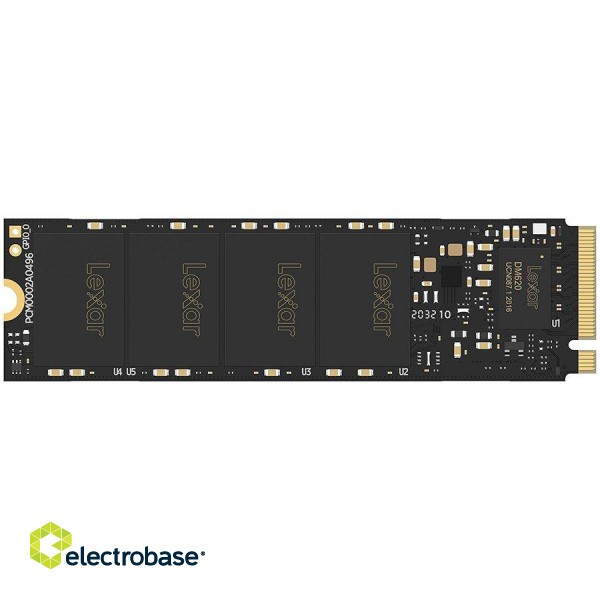 Lexar® 512GB High Speed PCIe Gen3 with 4 Lanes M.2 NVMe, up to 3500 MB/s read and 2400 MB/s write, EAN: 843367123155