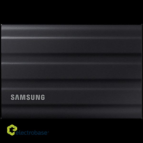 SAMSUNG T7 Shield Ext SSD 2000 GB USB-C black 1050/1000 MB/s 3 yrs, included USB Type C-to-C and Type C-to-A cables, Rugged storage featuring IP65 rated dust and water resistance and up to 3-meter drop resistant фото 1