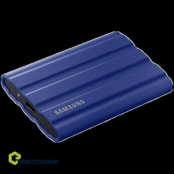 SAMSUNG T7 Shield Ext SSD 2000 GB USB-C blue 1050/1000 MB/s 3 yrs, included USB Type C-to-C and Type C-to-A cables, Rugged storage featuring IP65 rated dust and water resistance and up to 3-meter drop resistant фото 4
