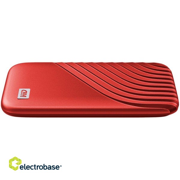 WD 1TB My Passport SSD - Portable SSD, up to 1050MB/s Read and 1000MB/s Write Speeds, USB 3.2 Gen 2 - Red, EAN: 619659184025 image 6