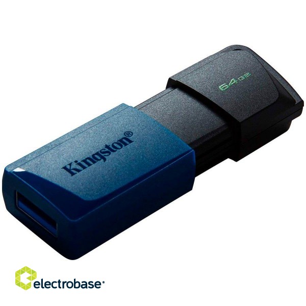 Kingston 64GB USB3.2 Gen 1 DataTraveler Exodia M (Black + Blue), EAN: 740617326260 image 2