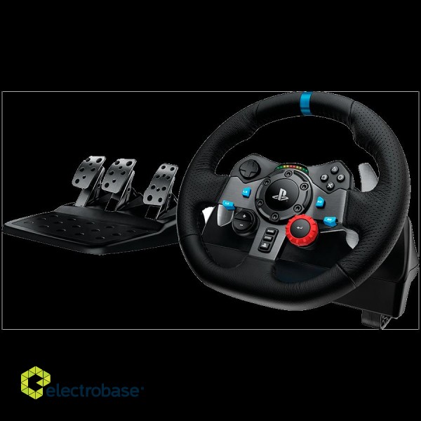 LOGITECH G29 Driving Force Racing Wheel - PC/PS - BLACK - USB paveikslėlis 1