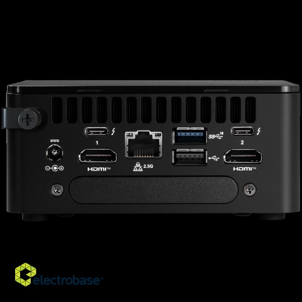 ASUS NUC 13 Pro Kit, NUC13ANHi5, Core i5-1340P Processor, 4xUSB, M.2 22x80 NVMe; 22x42 SATA, 2.5'' SATA slot, 2,5Gbe LAN, 2xHDMI, 2x Thunderbolt 4 (USB-C+DP), EU cord, single unit, EAN:5032037267922 фото 2
