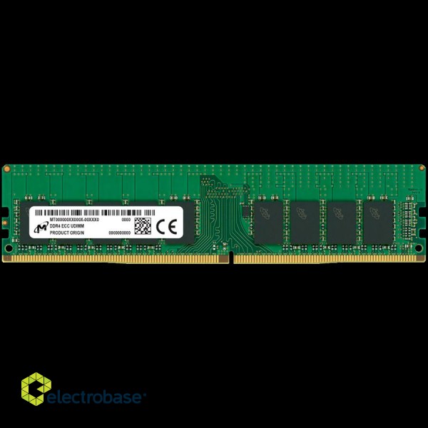 Micron DDR4 ECC UDIMM 32GB 2Rx8 3200 CL22 (16Gbit) (Single Pack), EAN: 649528929174