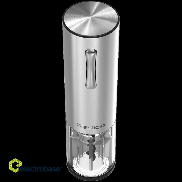 Nemi, Electric wine opener, aerator, vacuum preserver, Silver color image 4