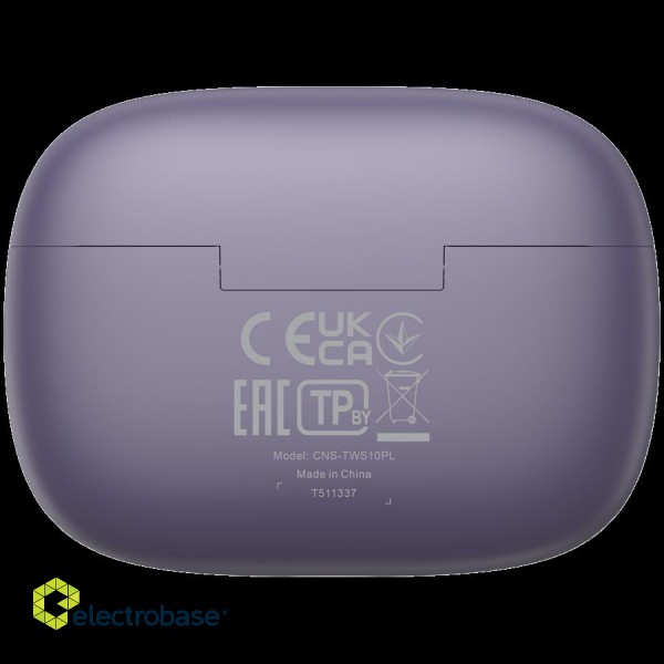 CANYON headset OnGo TWS-10 ANC+ENC Purple paveikslėlis 7