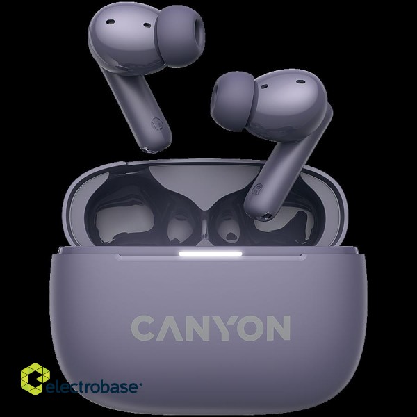 CANYON headset OnGo TWS-10 ANC+ENC Purple image 1