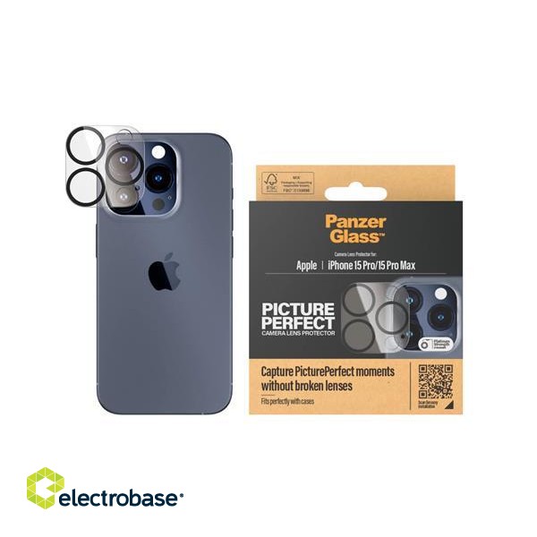 PanzerGlass™ PicturePerfect Camera Lens Protector iPhone 15 Pro | 15 Pro Max