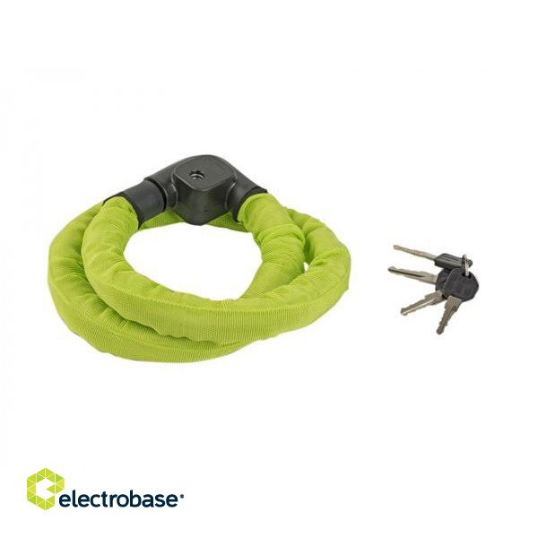 Author Cable lock ACL-80 C-Armored, 2,2x100cm, Green