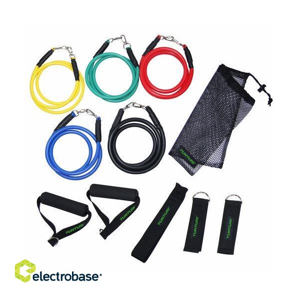 Tunturi Exercise Multifunction Resistance Tubing Set