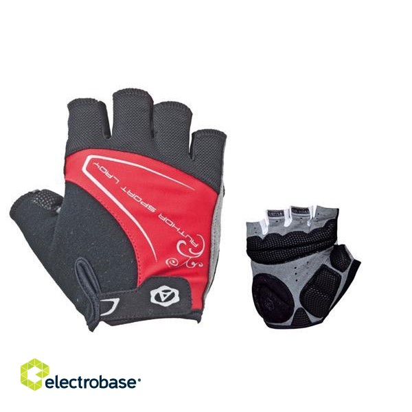 Author Gloves Lady Comfort Gel s/f, S, Red/Black