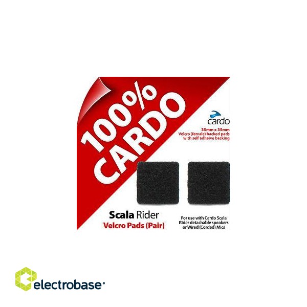 Cardo Scala rider velcro pads for microphone