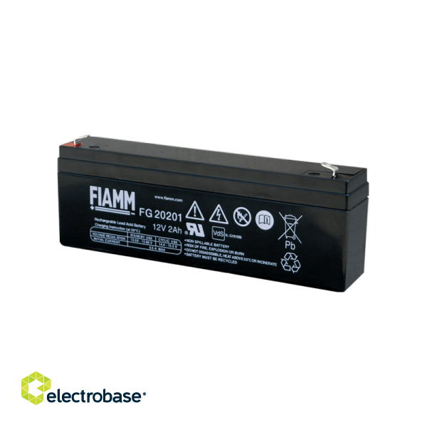 FG20201, 12V, 2Ah, FIAMM