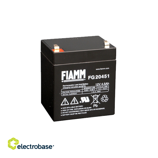 FG20451, 12V, 4.5Ah, FIAMM