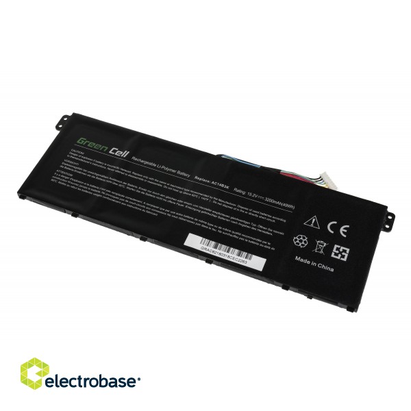 Green Cell Battery AC14B3K AC14B8K for Acer Aspire 5 A515 A517 R15 R5-571T Spin 3 SP315-51 SP513-51 Swift 3 SF314-52 image 5