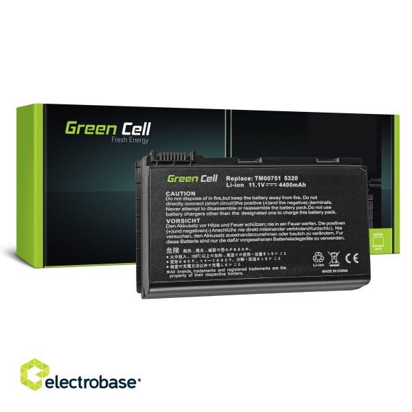 Green Cell Battery GRAPE32 TM00741 for Acer Extensa 5000 5220 5610 5620 TravelMate 5220 5520 5720 7520 7720 image 1