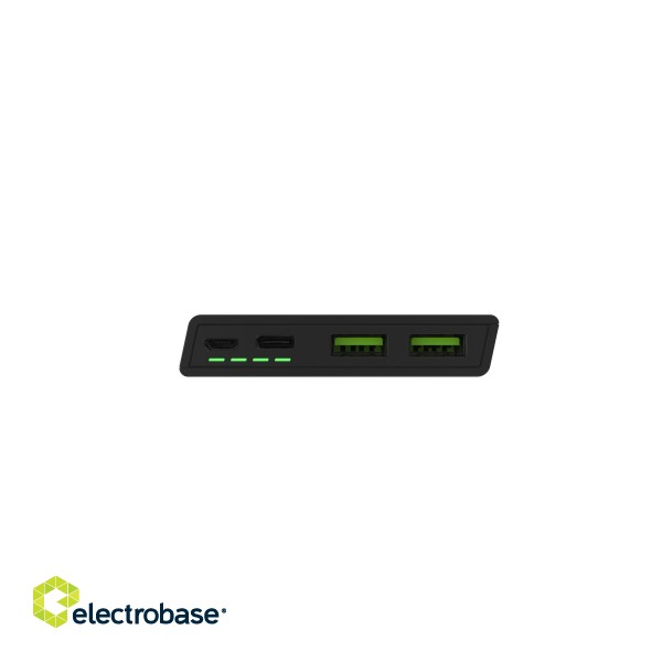 Power Bank Green Cell GC PowerPlay10S 10000mAh with fast charging 2x USB Ultra Charge and 2x USB-C PD 18W фото 5