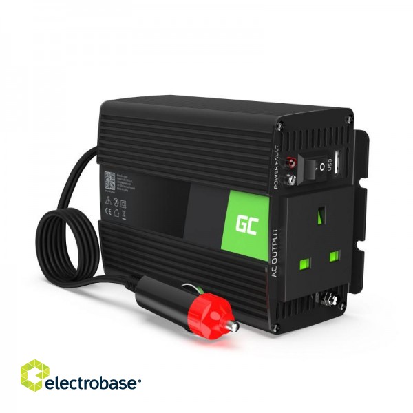 Green Cell Power Inverter 24V to 230V 150W/300W Modified sine wave UK PLUG фото 1