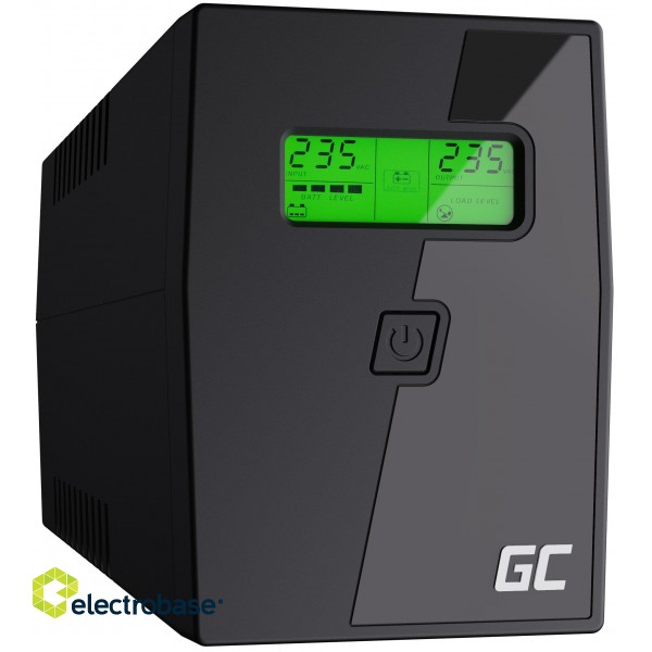 Green Cell PowerProof UPS Micropower 600VA with LCD display image 1