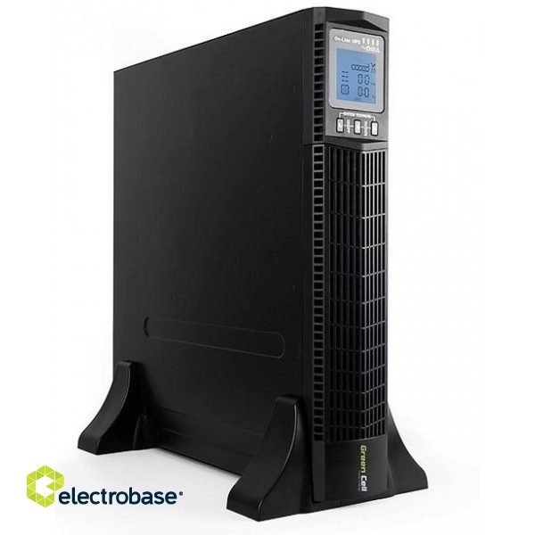 Green Cell UPS RTII 1000VA 900W with LCD Display image 1