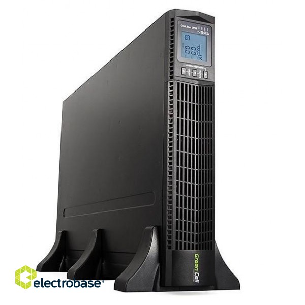 Green Cell UPS RTII 3000VA 2700W with LCD Display image 1