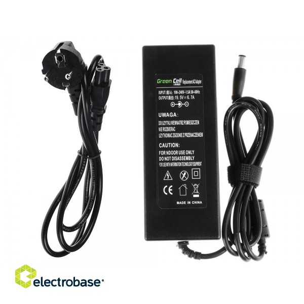Green Cell PRO Charger / AC Adapter 19.5V 6.7A 130W for Dell XPS 17 L701X L702X Precision M2800 M3800 M4400 M4500 M6700 image 4