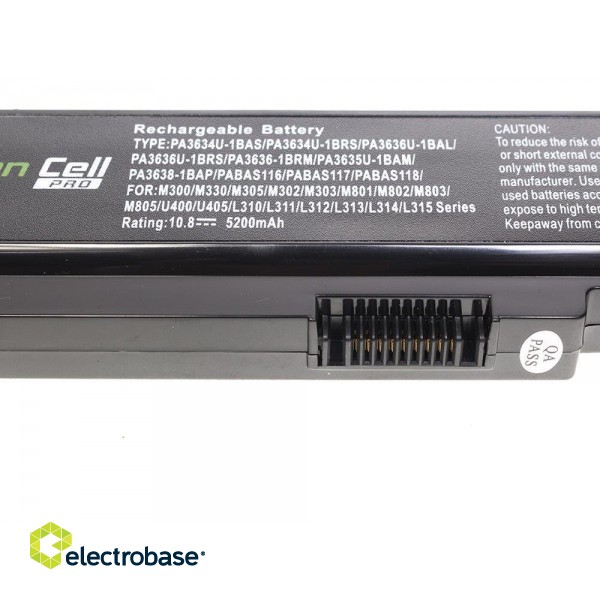 Green Cell Battery PRO PA3817U-1BRS for Toshiba Satellite C650 C650D C655 C660 C660D C670 C670D L750 L750D L755 фото 4
