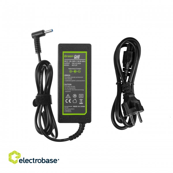 Green Cell PRO Charger / AC Adapter 19V 3.42A 65W for AsusPro BU400 BU400A PU551 PU551L PU551LA PU551LD PU551J PU551JA image 3