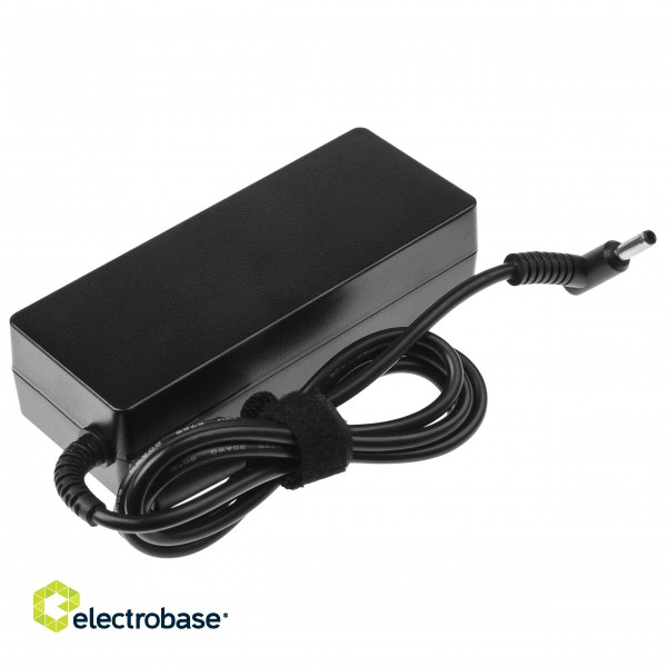 Green Cell PRO Charger / AC Adapter 19V 4.74A 90W for AsusPRO B8430U P2440U P2520L P2540U P4540U P5430U Asus Zenbook UX51VZ image 3