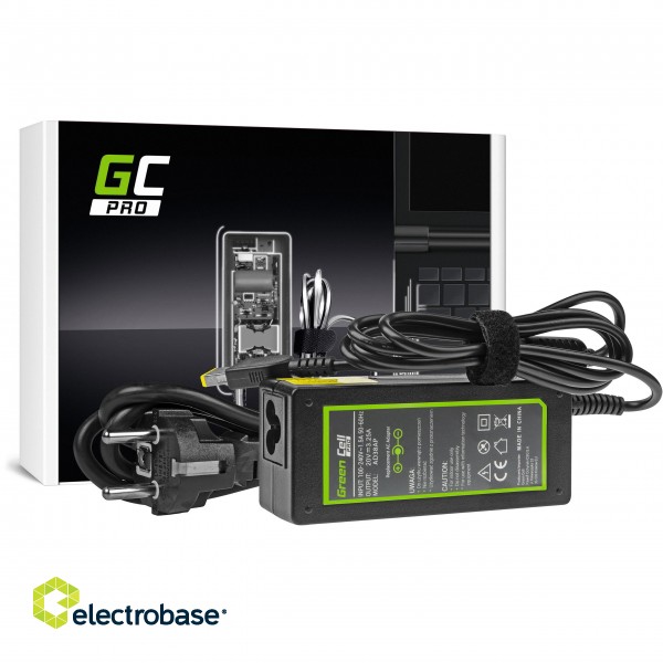 Green Cell PRO Charger / AC Adapter 20V 3.25A 65W for Lenovo B50-80 G50 G50-30 V130-15IKB V310-15IKB IdeaPad S500 ThinkPad S540 image 1