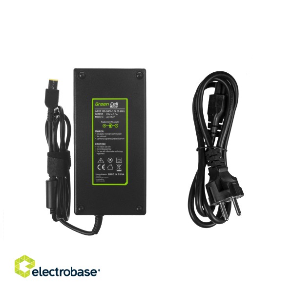Green Cell PRO Charger / AC Adapter 20V 8.5A 170W for Lenovo Legion 5-15 15ARH05 15IMH05 17IMH05 Y530-15 Y540-15IRH Y540-17 Y720 image 4