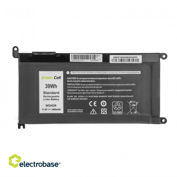 Green Cell Battery WDX0R WDXOR for Dell Inspiron 13 5368 5378 5379 14 5482 15 5565 5567 5568 5570 5578 5579 7560 7570 17 5770 фото 3