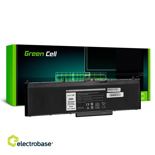 Green Cell Battery WJ5R2 04F5YV for Dell Latitude E5570 Precision 3510 image 1