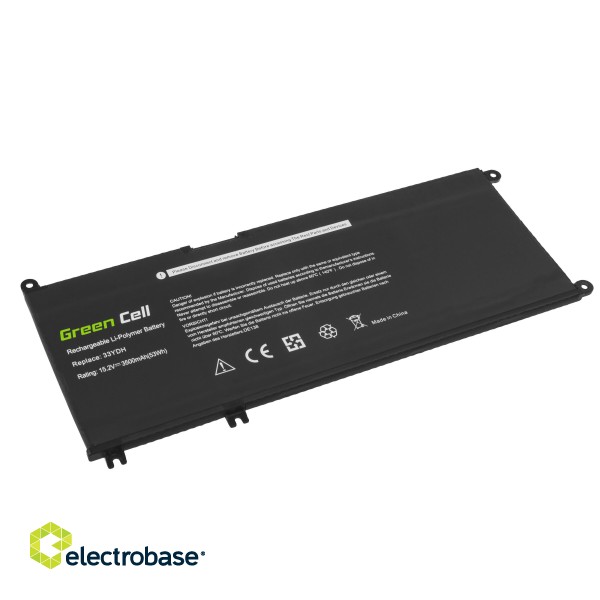 Green Cell Battery 33YDH for Dell Inspiron G3 3579 3779 G5 5587 G7 7588 7577 7773 7778 7779 7786 Latitude 3380 3480 3490 3590 image 2