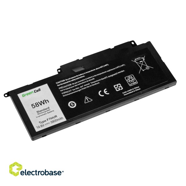 Green Cell Battery F7HVR for Dell Inspiron 15 7537 17 7737 7746 paveikslėlis 4