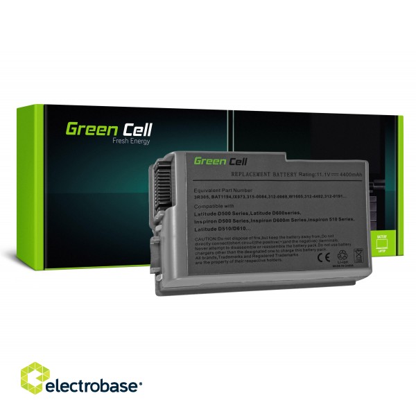 Green Cell Battery C1295 for Dell Latitude D500 D510 D520 D600 D610 image 1