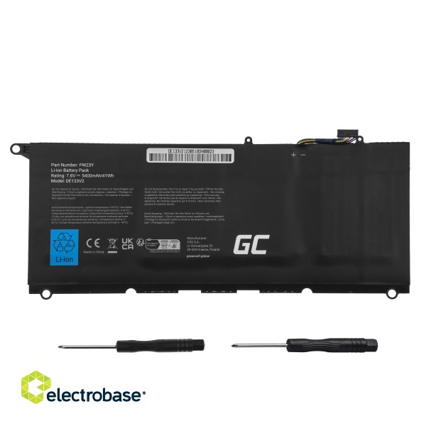 Green Cell Battery PW23Y for Dell XPS 13 9360 image 3