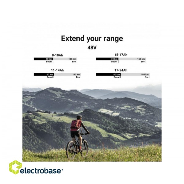 Green Cell® GC PowerMove E-Bike Battery 48V 13Ah Li-Ion Down Tube with Charger image 5