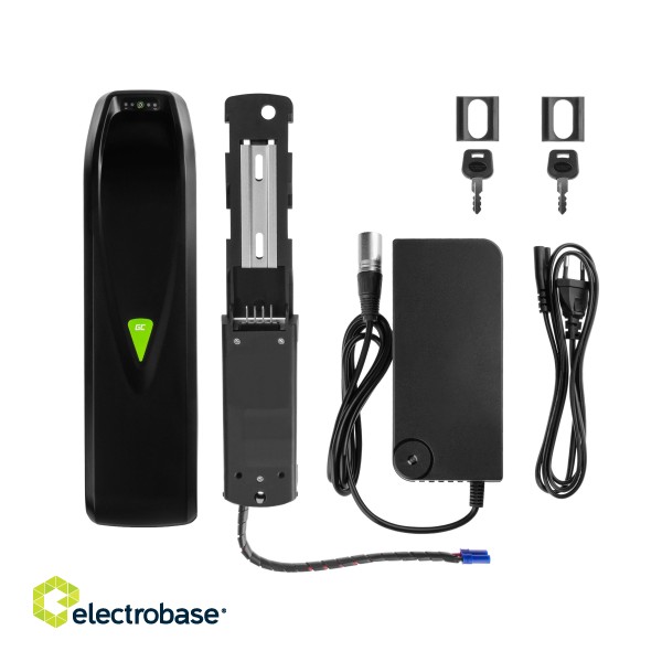 Green Cell® GC PowerMove E-Bike Battery 48V 13Ah Li-Ion Down Tube with Charger image 3