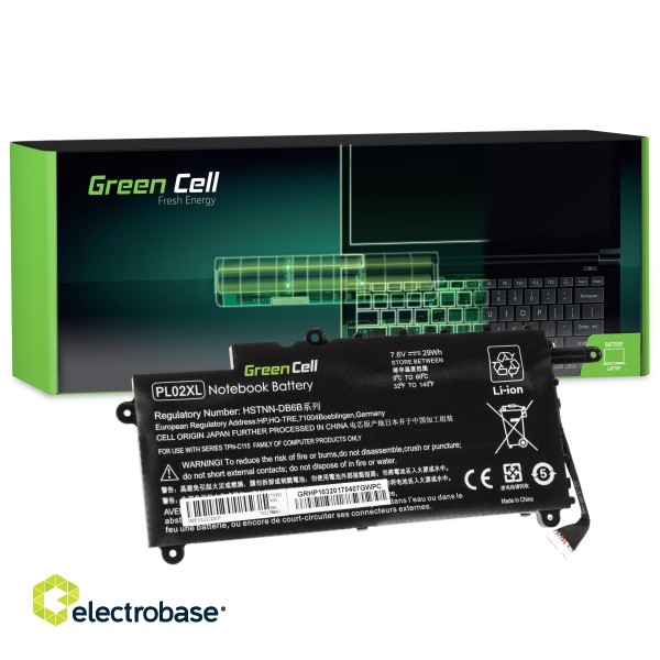 Green Cell Battery PL02XL for HP Pavilion x360 11-N HP x360 310 G1 image 1