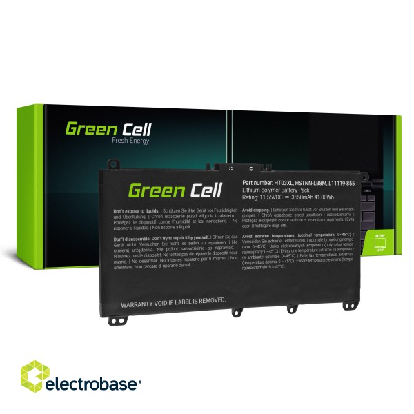 Green Cell Battery HT03XL L11119-855 for HP 250 G7 G8 255 G7 G8 240 G7 G8 245 G7 G8 470 G7, HP 14 15 17, HP Pavilion 14 15 image 1