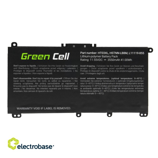 Green Cell Battery HT03XL L11119-855 for HP 250 G7 G8 255 G7 G8 240 G7 G8 245 G7 G8 470 G7, HP 14 15 17, HP Pavilion 14 15 image 4