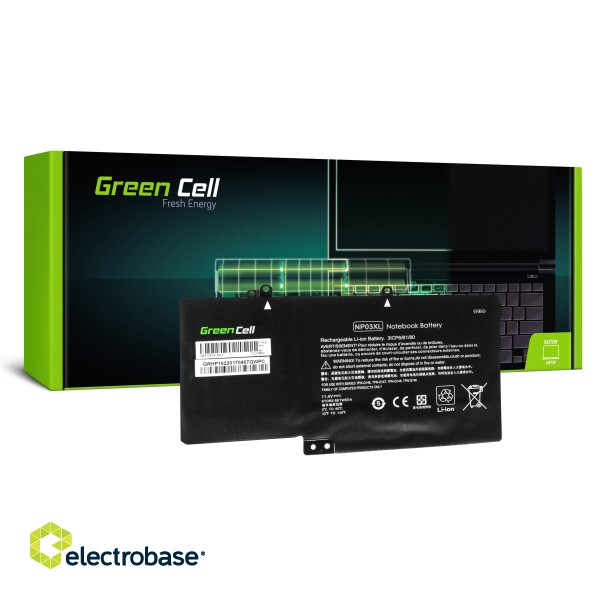 Green Cell Battery NP03XL for HP Envy x360 15-U Pavilion x360 13-A 13-B paveikslėlis 1