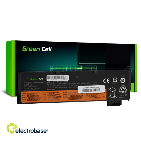 Green Cell Battery 01AV422 01AV490 01AV491 01AV492 for Lenovo ThinkPad T470 T480 T570 T580 T25 A475 A485 P51S P52S image 1