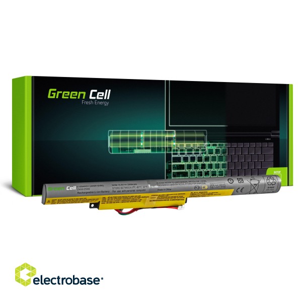 Green Cell Battery L12M4F02 L12S4K01 for Lenovo IdeaPad P400 P500 Z400 Z500 Z500A Z510 TOUCH paveikslėlis 1