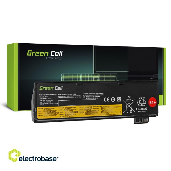 Green Cell Battery 01AV424 for Lenovo ThinkPad T470 T570 A475 P51S T25 фото 1