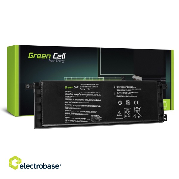 Green Cell Battery B21N1329 for Asus F553 X453MA X553 X553M X553MA R515M X503 R515MA D553MA paveikslėlis 1