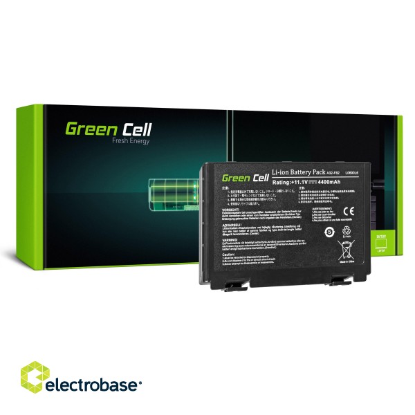 Green Cell Battery A32-F82 A32-F52 L0690L6 for Asus K40iJ K50 K50AB K50C K50IJ K50i K50iN K70 K70IJ K70IO image 1