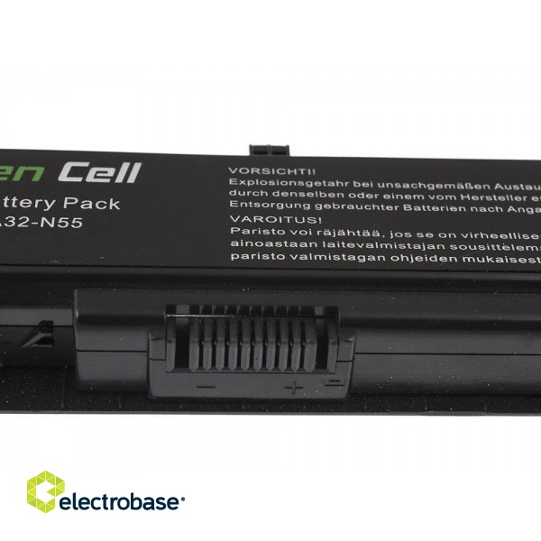 Green Cell Battery A32-N55 for Asus N55 N55S N55SF N55SL N75 N75S N75SF N75SL paveikslėlis 5